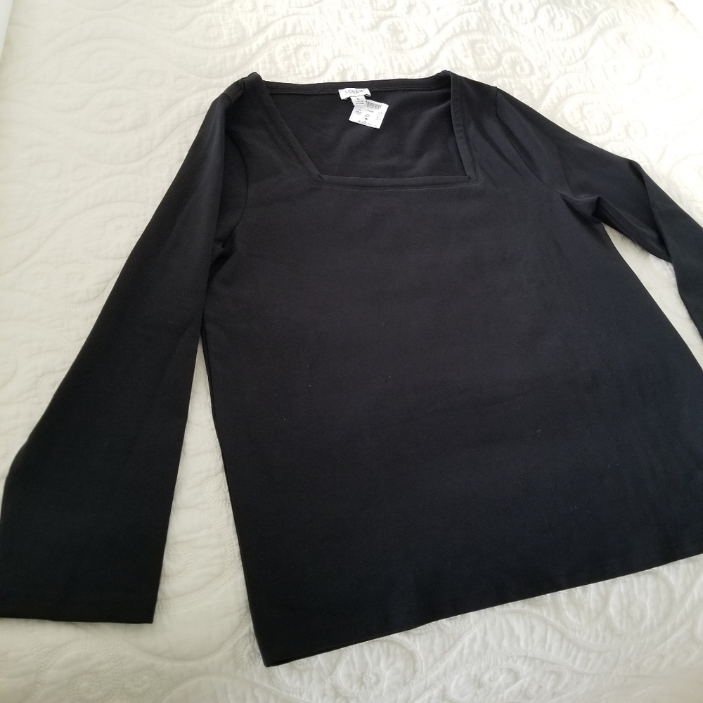 J Crew Black Top